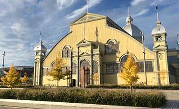 Image from the rear of the Aberdeen Pavillion at TD Place