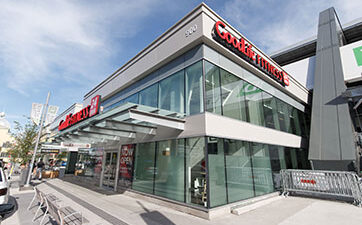 front of the Goodlife Fitness at TD Place