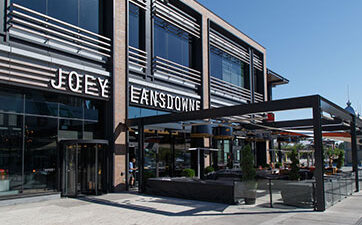 front of Joey's Lansdowne restaurant