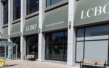 front of the LCBO store at TD Place