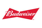 Budweiser Logo in red and white