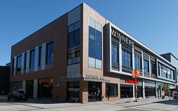 Image of the front of Winners retail store at TD Place