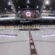 Image of the arena from ice level at TD Place