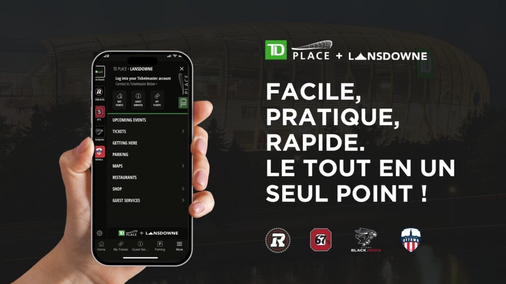 TD Place Lansdowne APP