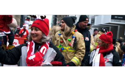 volunteers at TD Place