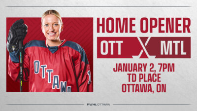 Home Opener Banner OTT vs Mtl