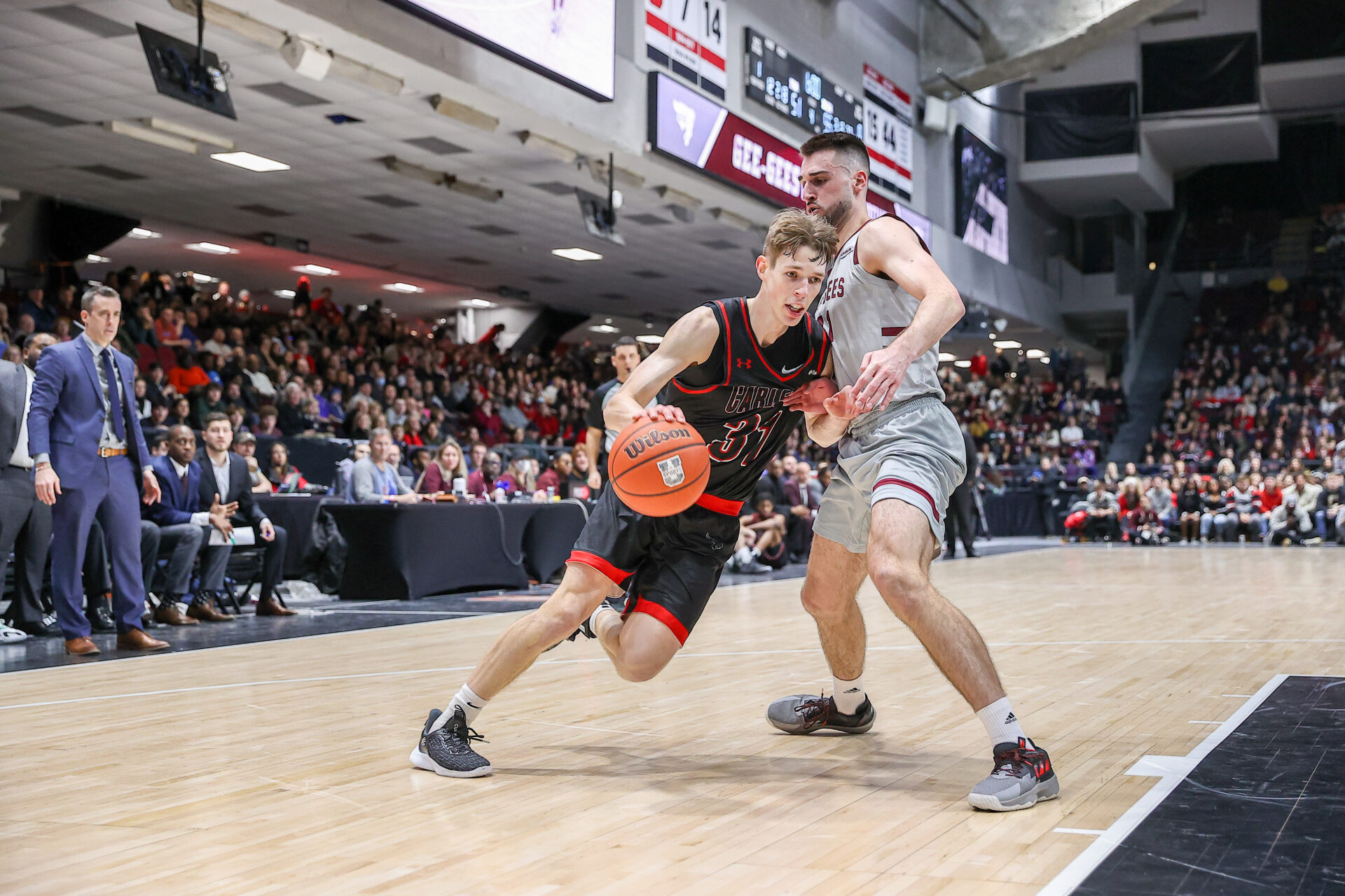 Capital Hoops players at The Arena at TD Place in Ottawa