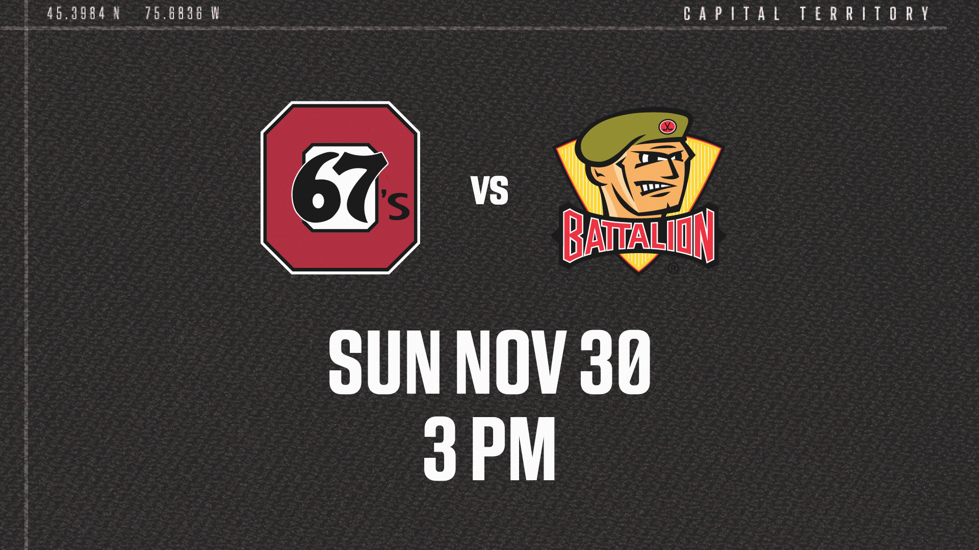 67's vs North Bay Battalion