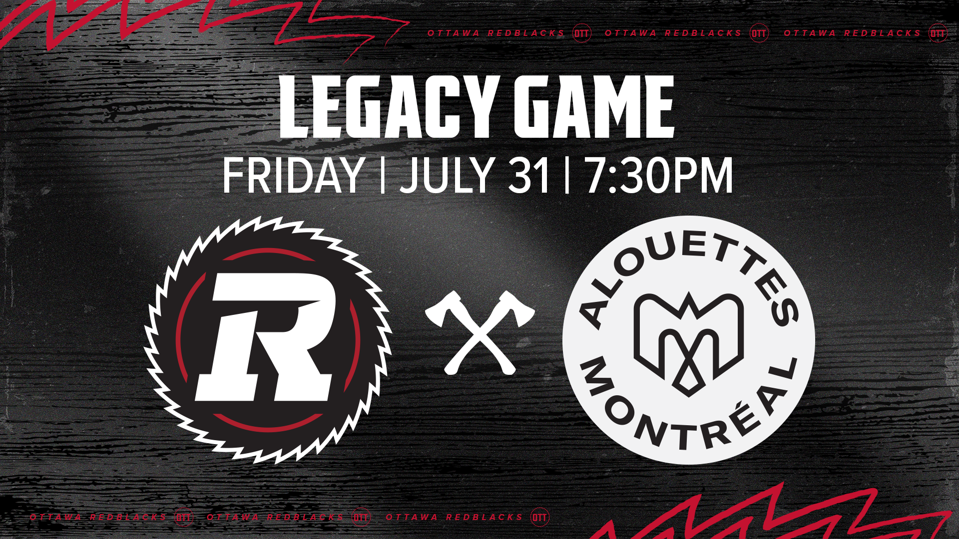 REDBLACKS vs Montreal Alouettes